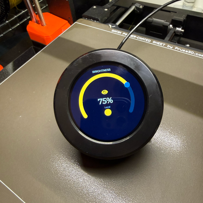 Brightness controller UI