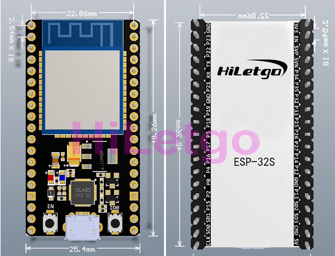 HiLetgo ESP-WROOM-32