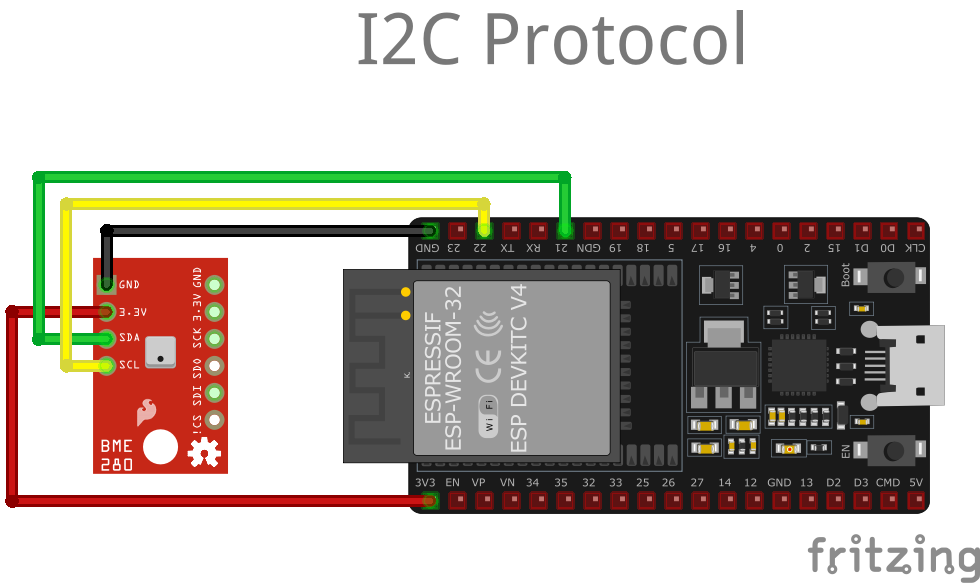 Подключение BME280 к ESP32